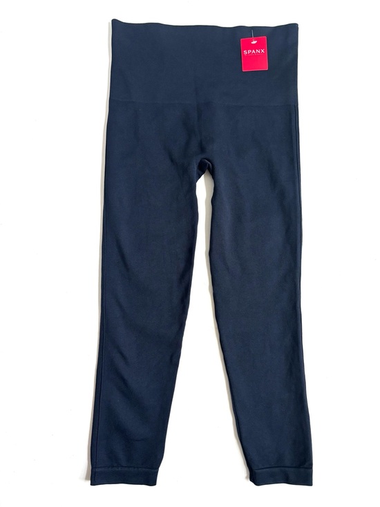 SPANX Pants - Spanx Look at Me Now Cropped Seamless Leggings Blue Size Large